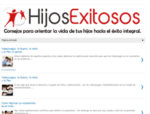Tablet Screenshot of hijosexitosos.com